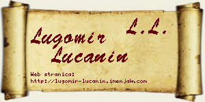 Lugomir Lučanin vizit kartica